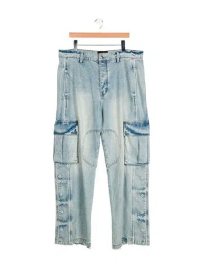 Pre-owned Nahmias Relaxed Fit Jeans W/ Tags In Blue