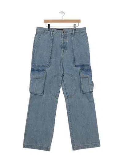 Pre-owned Nahmias Relaxed Fit Jeans W/ Tags In Blue