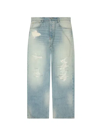 Nahmias Rip Tide Distressed Jeans In Blue