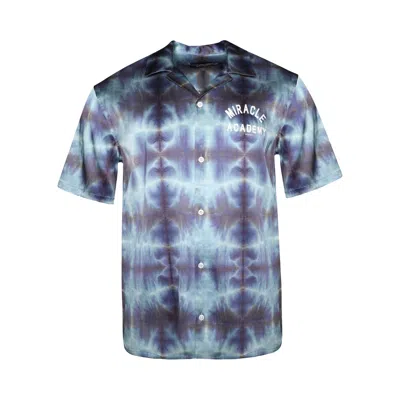 Pre-owned Nahmias Short-sleeve Silk Shirt 'tie Dye' | Multi-color | Men's Size Xl