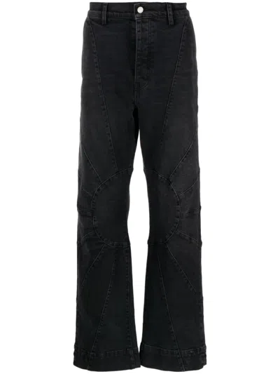 Nahmias Straight-leg Panelled Jeans In Blue