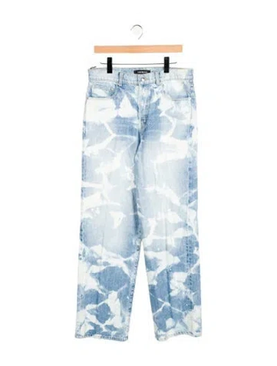 Pre-owned Nahmias Straight-leg Jeans In Blue