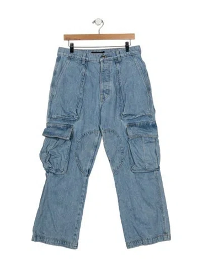 Pre-owned Nahmias Straight-leg Jeans In Blue