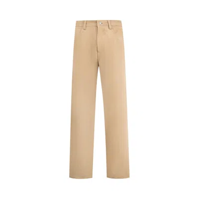 Pre-owned Nahmias Suede Baggy Carpenter Pant 'sand Suede' | Brown | Men's Size 32