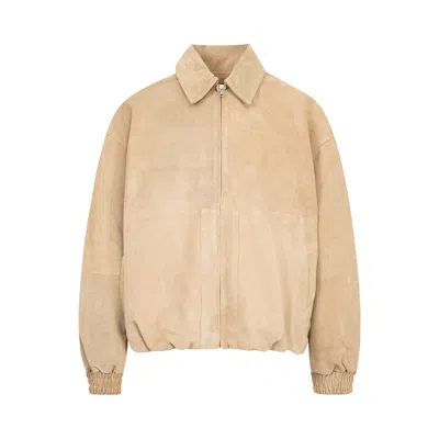 Pre-owned Nahmias Suede Cocoon Jacket 'sand Suede' | Brown | Men's Size M