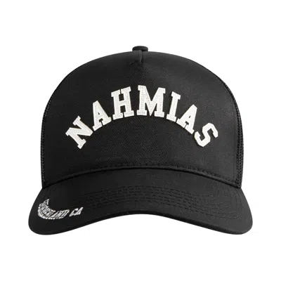 Pre-owned Nahmias Summerland Brim Trucker Hat 'black' | Men's Size Onesize