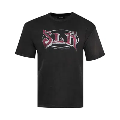 Pre-owned Nahmias Summerland Racing Boxy T-shirt 'aged Black' | Men's Size Xs
