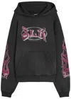 Nahmias Summerland Racing Hooded Cotton Sweatshirt In Black