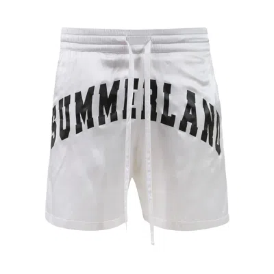 Pre-owned Nahmias Summerland Silk Shorts 'ivory' | White | Men's Size Xxl