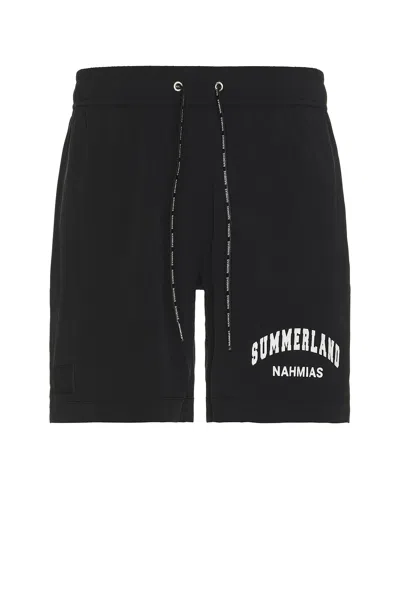 Nahmias Summerland Swim Trunks In Black