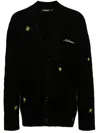 Nahmias Mens Black Sunshine Embroidered Relaxed-fit Stretch-knit Cardigan In Black