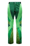 Nahmias Sunshine Silk Trousers In Green
