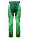 Nahmias Sunshine Silk Trousers In 绿色