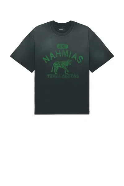 Nahmias Terraestiva Boxy T-shirt In Schwarz