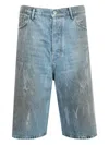 Nahmias Thrashed Shorts In Blue