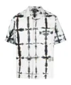 Nahmias Tie-dye Short-sleeve Shirt In White