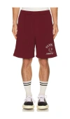 Nahmias Varsity Baggy P.e. Short In Brown