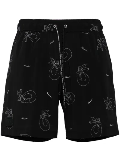 Nahmias Waistband Swim Shorts In Black