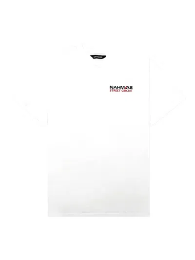 Nahmias X Feature Street Circuit Graphic T-shirt In White