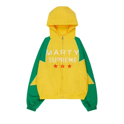 Pre-owned Nahmias X Marty Supreme Brazil Jacket 'yellow/green' | Men's Size Xl