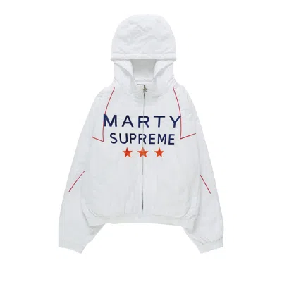 Pre-owned Nahmias X Marty Supreme England Jacket 'white' | Men's Size L