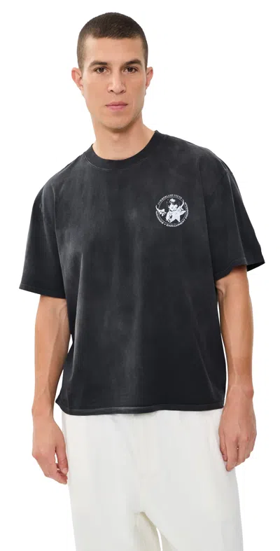 Nahmias Youth Enrichment Program Printed Cotton-jersey T-shirt In Black