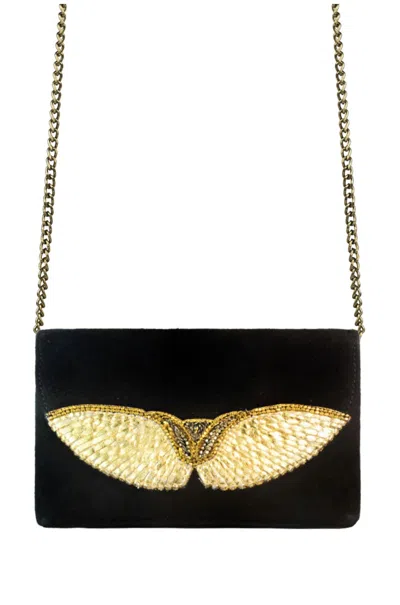 Nahua Women's Aku Bags In Black/gold