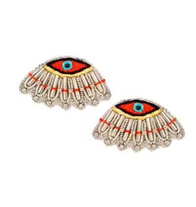 Nahua Women's Chaz Ear-chip Stud Earring In Yellow In Brown