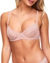 Naia Adaline Unlined Balconette Bra In Medium Beige