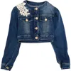 Naìda Naida - Denim Jacket C/recommends And Bottoni Jewel Nagb185