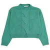 Naìda Naida - Turquoise Sweater C/trees Nama299 In Green