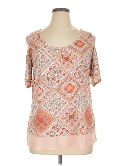 Pre-owned Naif 3/4 Sleeve T-shirt In Orange