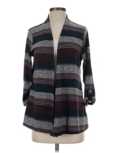 Pre-owned Naif Cardigan Sweater In Burgundy
