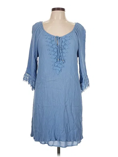Pre-owned Naif Casual Dress In Blue