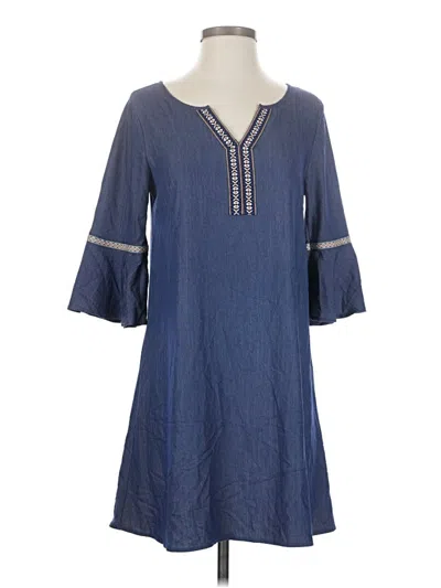 Pre-owned Naif Casual Dress In Blue