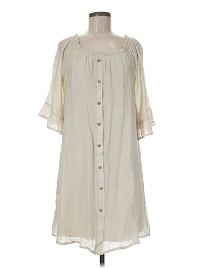 Pre-owned Naif Casual Dress In Ivory