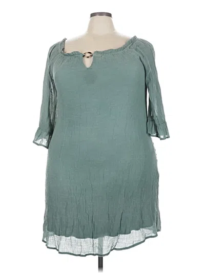 Pre-owned Naif Casual Dress In Teal
