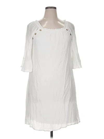 Pre-owned Naif Casual Dress In White