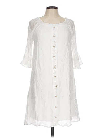 Pre-owned Naif Casual Dress In White