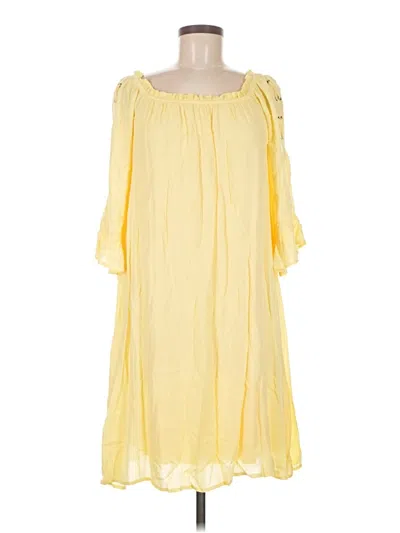Pre-owned Naif Casual Dress In Yellow