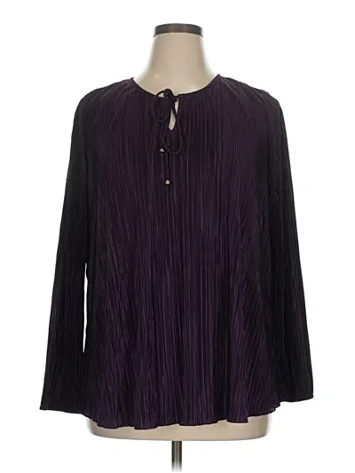 Pre-owned Naif Long Sleeve Blouse In Purple