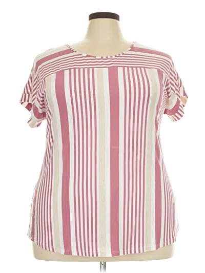 Pre-owned Naif Short Sleeve Blouse In Pink