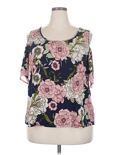 Pre-owned Naif Short Sleeve Blouse In Pink