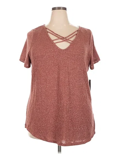 Pre-owned Naif Short Sleeve T-shirt In Brown