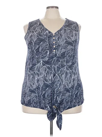Pre-owned Naif Sleeveless Blouse In Blue