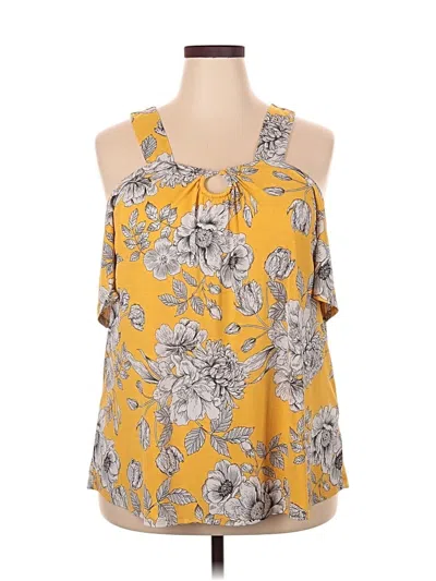 Pre-owned Naif Sleeveless Blouse In Yellow