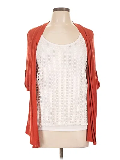 Pre-owned Naif Tank Top Orange Square Neckline Tops