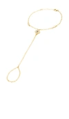 Naiia Aya Hand Chain In Gold