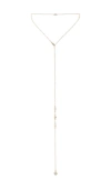 Shop Naiia Hailey Front And Back Chain In Metallic Gold