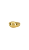 Naiia Lena Dome Ring In Gold